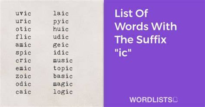 Mastering IC Adjective Suffix Words: A Comprehensive Guide